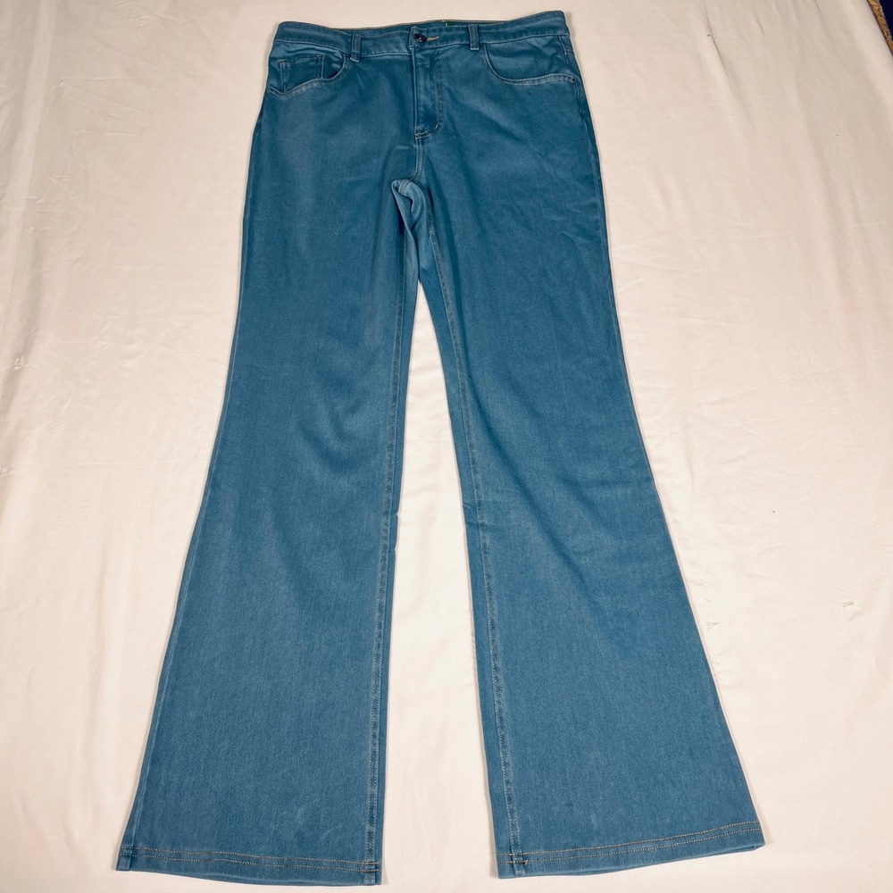 Halara Flex Mid Rise Bootcut Jeans Sunny Blue Medium Regular 02707422 - Picture 2 of 9